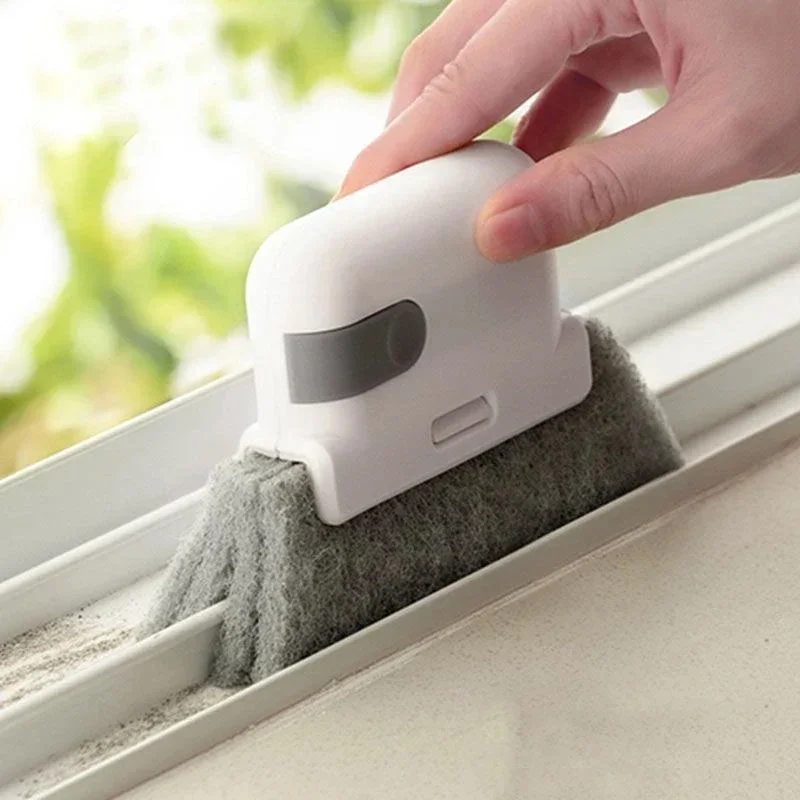 Soft Windowsill Groove Gap Cleaning Brush, Multifunctional Household Crevice Cleaner For Window Recess Deep Dust Removal Tool image 3