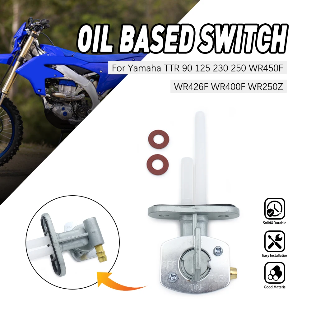 

Gas Fuel Petcock Tap Valve Switch Pump For Yamaha Blaster 200 YFS200 WR450F TTR TT-R 90 125 225 230 WR400F WR250Z WR250F XT 600