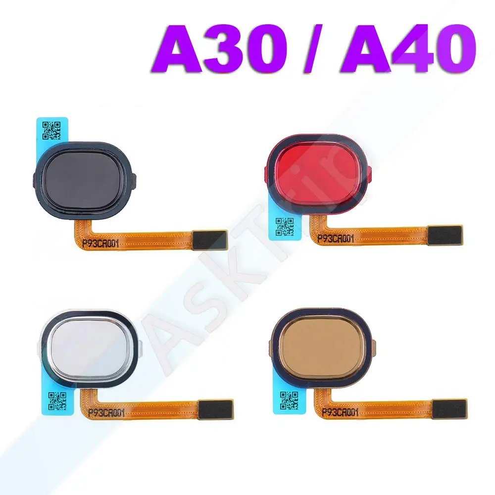 Aiinant Telefon zurück Taste Fingers canner Finger abdrucks ensor Flex kabel für Samsung Galaxy A30 A40 A305F A405F Teile