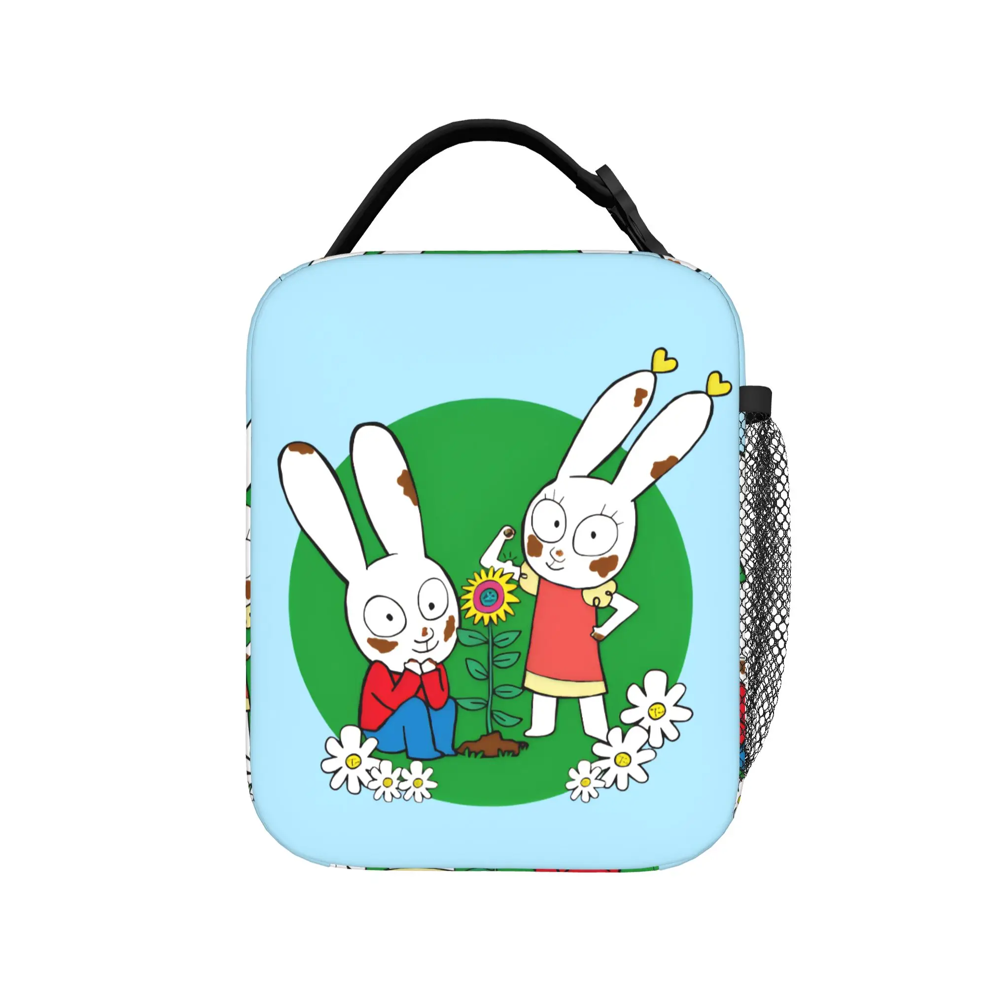 Simons Super Rabbit Insulated Lunch Bag Portable Cute Bunny  Lunch Container Cooler Bag Tote Lunch Box Office  Picnic Men Women