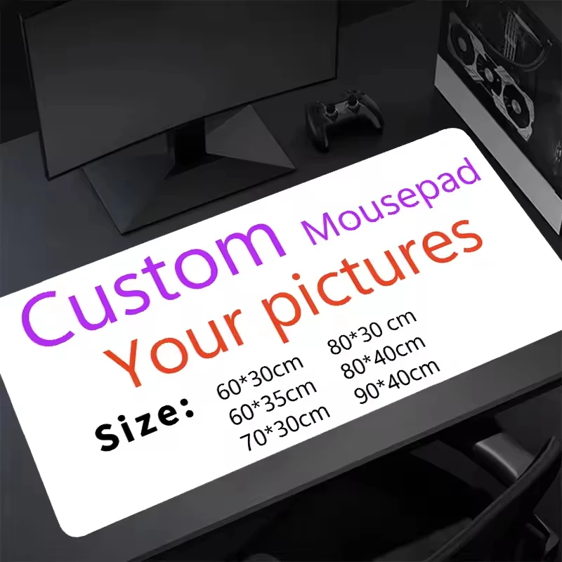 

custom Mouse Pad Large Computer Office Game Table Mats Rubber Anti-slip Gaming Keyboard Mousepads Long Desk Pads