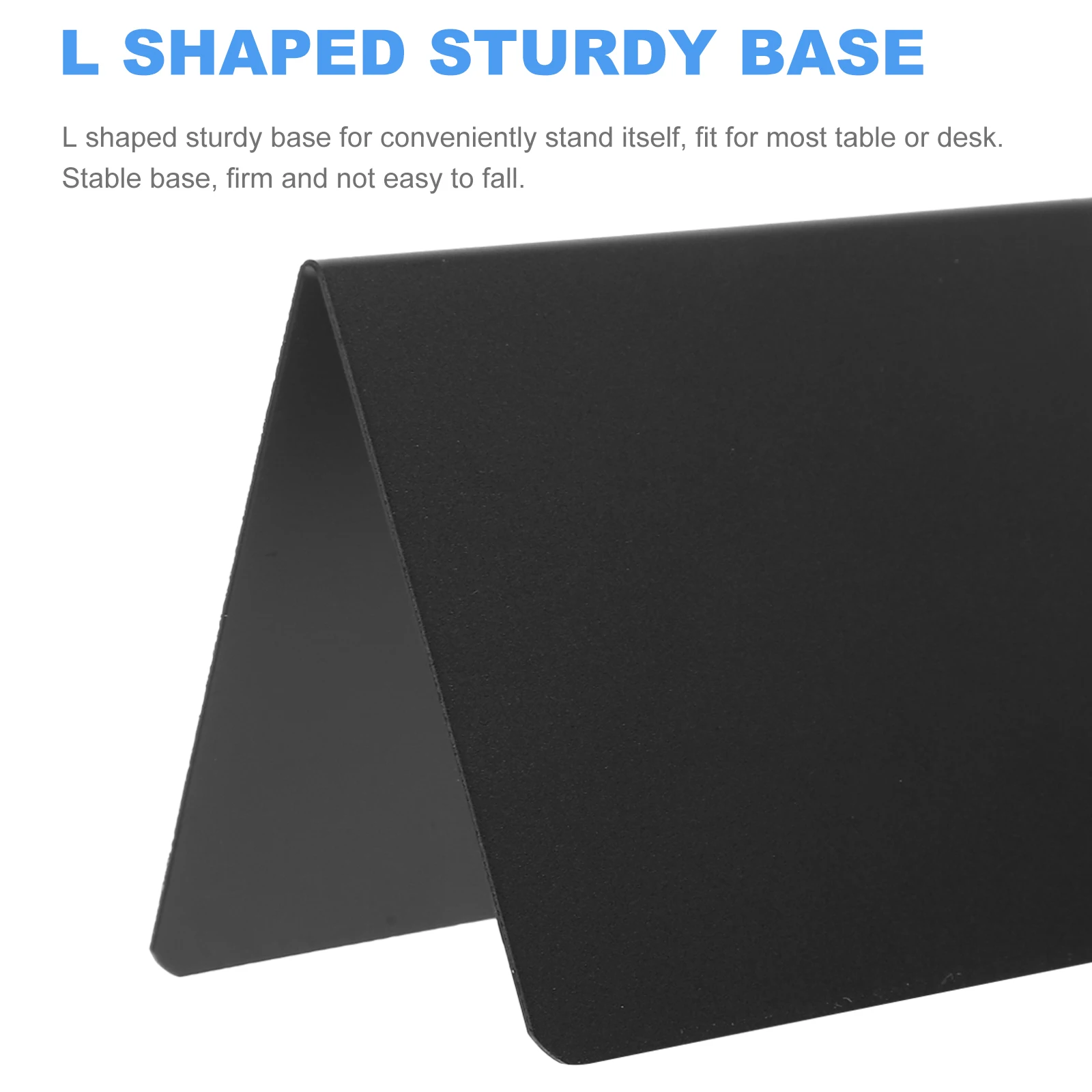 

1 set 20 L Shaped Chalkboard Signs Handwritten Price Cards 127x100 Mini Memo Boards Erasable Table Display for Shop Home