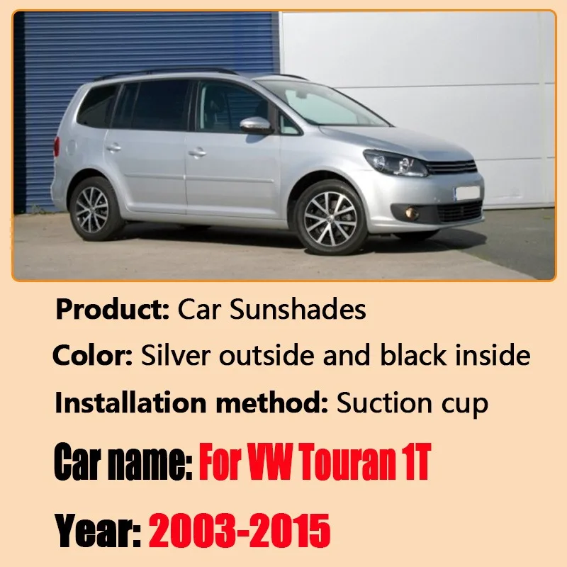 

For Volkswagen Touran 1T 2003-2015 VW Car Sun Visors Auto Front Rear Side Sunscreen Window Sunshade Cover Auto Accessories Parts