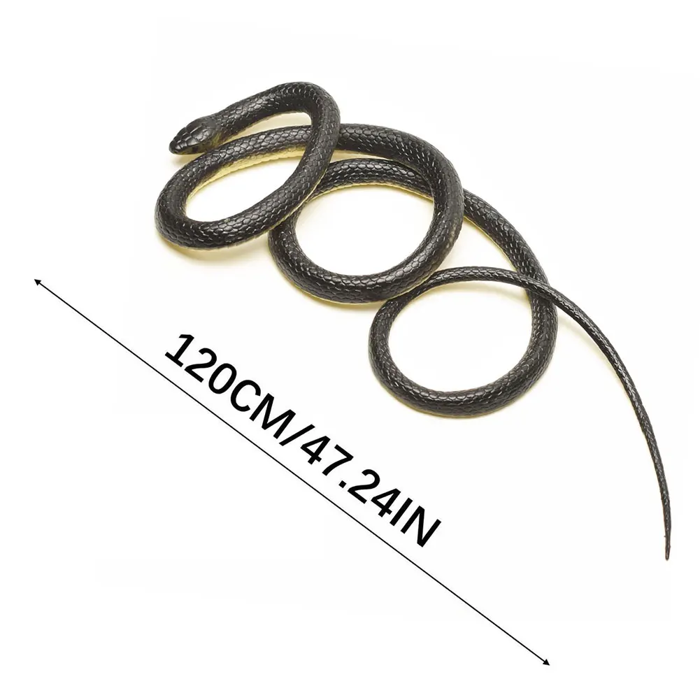 Scherzo di serpente da golf con cordino e clip Serpente su una corda Puntelli di scherzo Serpente di gomma realistico per gli amici provocanti