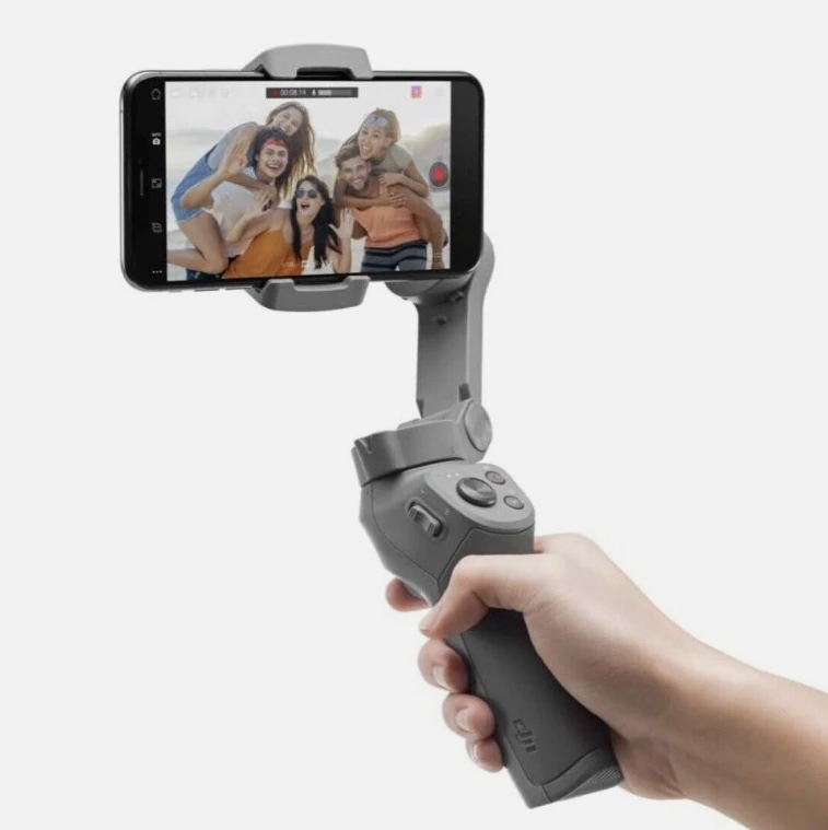 DJ I OM Handheld 3-Axis Smartphone Gimbal Stabilizer with Grip Tripod for Vlog Live Video for iPhone Android s Accessories