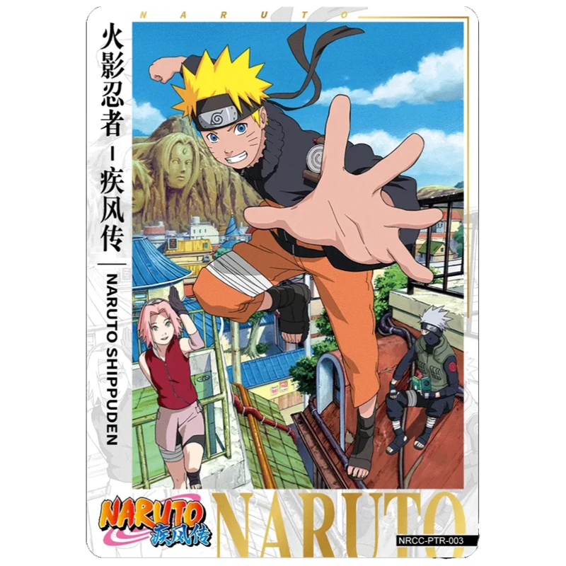 Kawou PTR-20PCS carte Naruto Naruto Uzumaki Jiraiya Sasuke Orochimaru Sakura Harino regalo di compleanno di natale carta da collezione