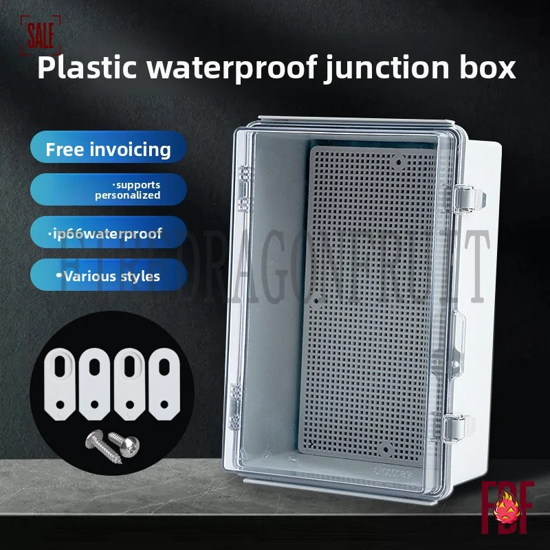 

Водонепроницаемый распределительный короб из АБС-пластика для внутреннего и наружного мониторинга, белый, прозрачный, влагозащищенный, для защиты от дождя