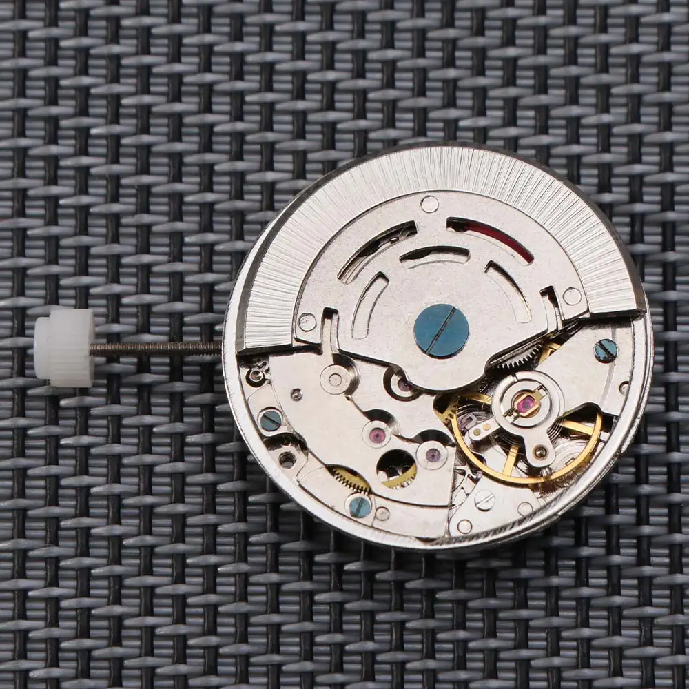 White Movement 2813 Watch Movement 3 Pin Design 3 Hands Watch Movement Replacement Automatic Mechanism Single Calendar