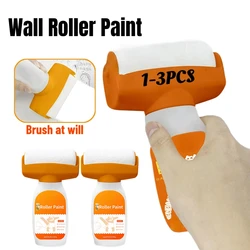 2 In1 Wall Refinish Paint Roller Brush Wall Net-Odor Repair Paint Large Roller Brush Repair Paint Wall Repair Tool for Tile