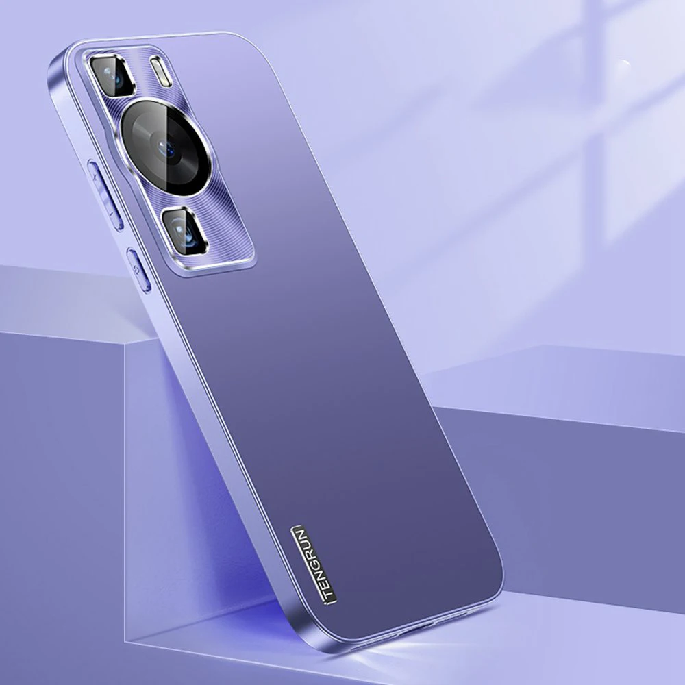 Ultra-thin Plastic Case for Huawei P60 Pro Case Aluminium Protection Hard Cover for Huawei P50 P40 Pro Plus Pura 70 Ultra Case