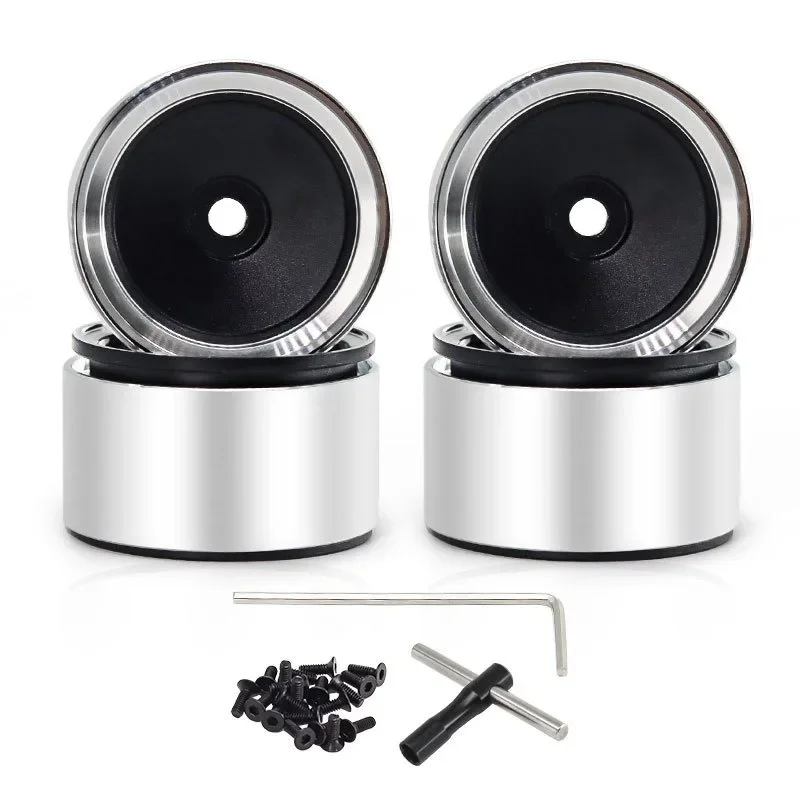 

1/18 TRX4M Retro Wheel 1.0-inch Metal Wheel for Climbing Vehicle, SCX24 Aluminum Alloy Wheel