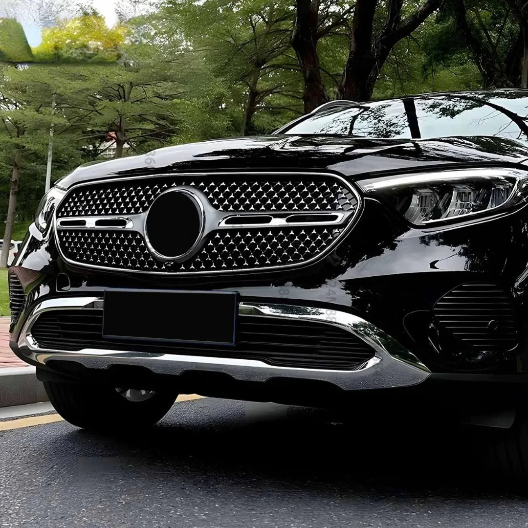 

Front Grille Radiator Mesh Insert For Mercedes GLC Coupe C253 X253 2015-2023 GT-Style Black Middle Net Racing Tuning Accessories