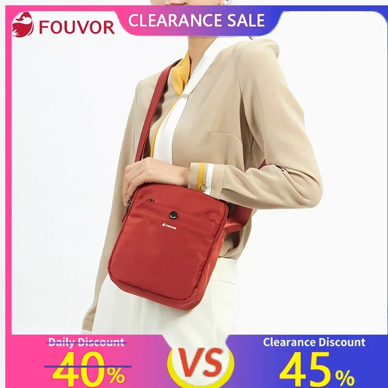 

Fouvor Women's Crossbody bags 2025 Nylon Sports Shoulder Bag Waterproof Lightweight Canvas High Quality Messenger Bags 2918-06