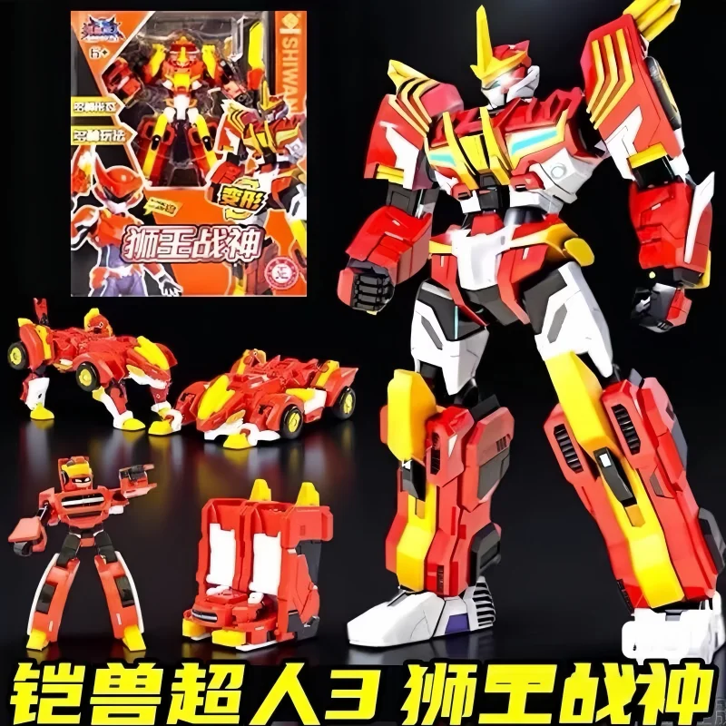 

Genuine Armored Beast Superman 3 Collection Spirit Fox Fighter Mecha Transform Design Premium Robot Toy Birthday Gifts Toys