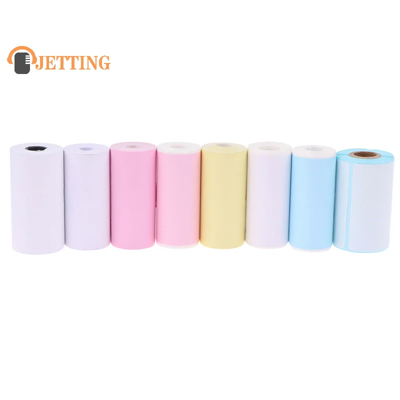 Mini Printer Paper Self-adhesive Thermal Papers HD Color Label Printers Photo Inkless Printing