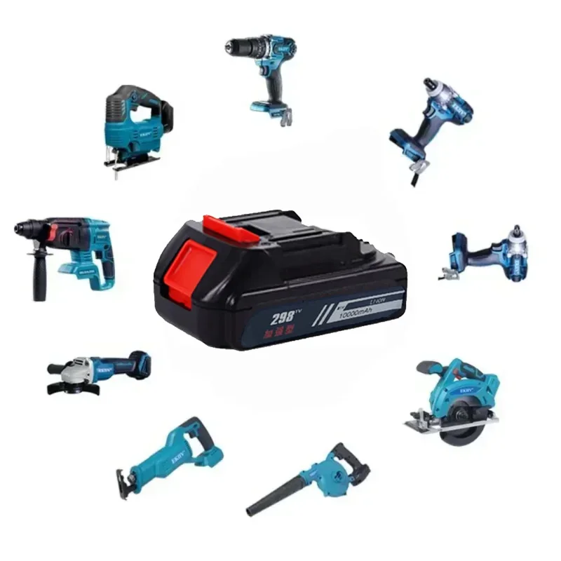 Nabíječka lithiových baterií 12,6 V 2 A / 18 V 21 V 1,8 A 2 A pro elektrickou vrtačku, leštičku, sekačku na trávu, myčku, adaptér - náhled 4