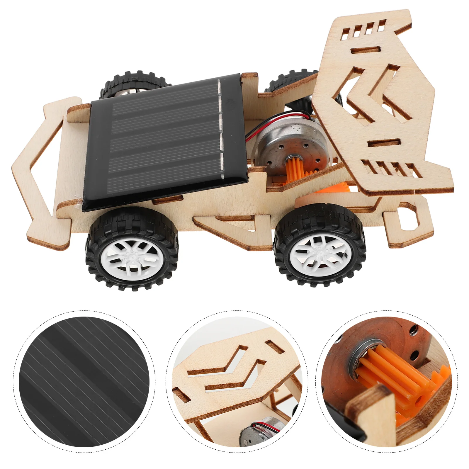 

3set Car Kits 3Set Diy Stem Building Science Experiment Set For Kids Solar Powered Educational - Solar Energy Kids Plaything,