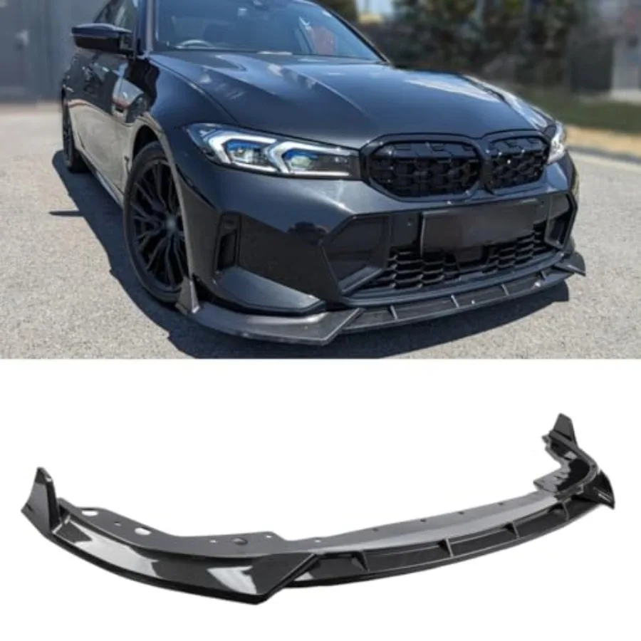 

Передний сплиттер (губа) для BMW G20 3 серии M Sport LCI 2023-2026 (модели 330i, 330e, M340i и xDrive) – нижний спойлер бампера