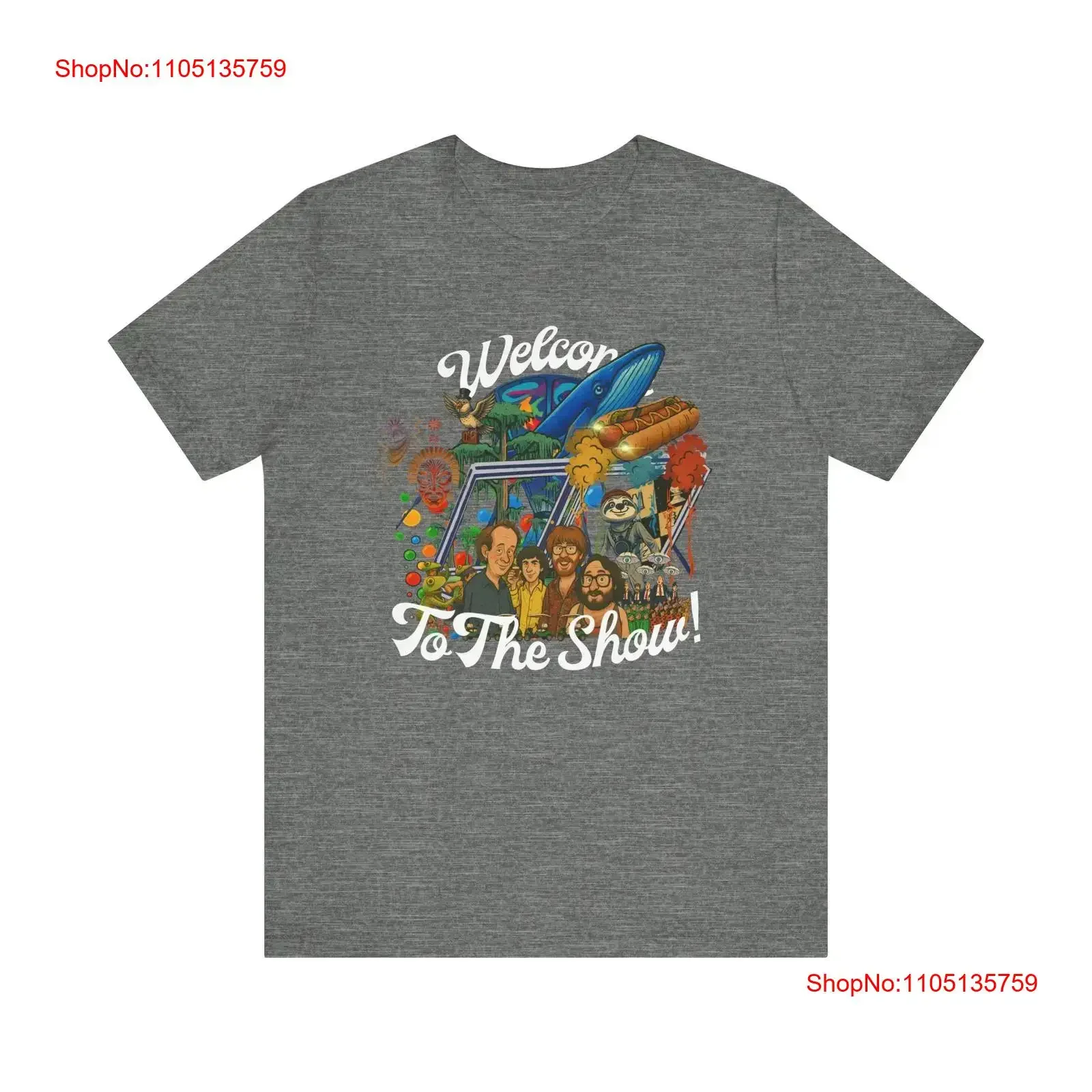 Welcome to the show phish Jersey  T Shirt vintage Washed Comfortable designer clothes Soft Unisex Breathable Stylish homme