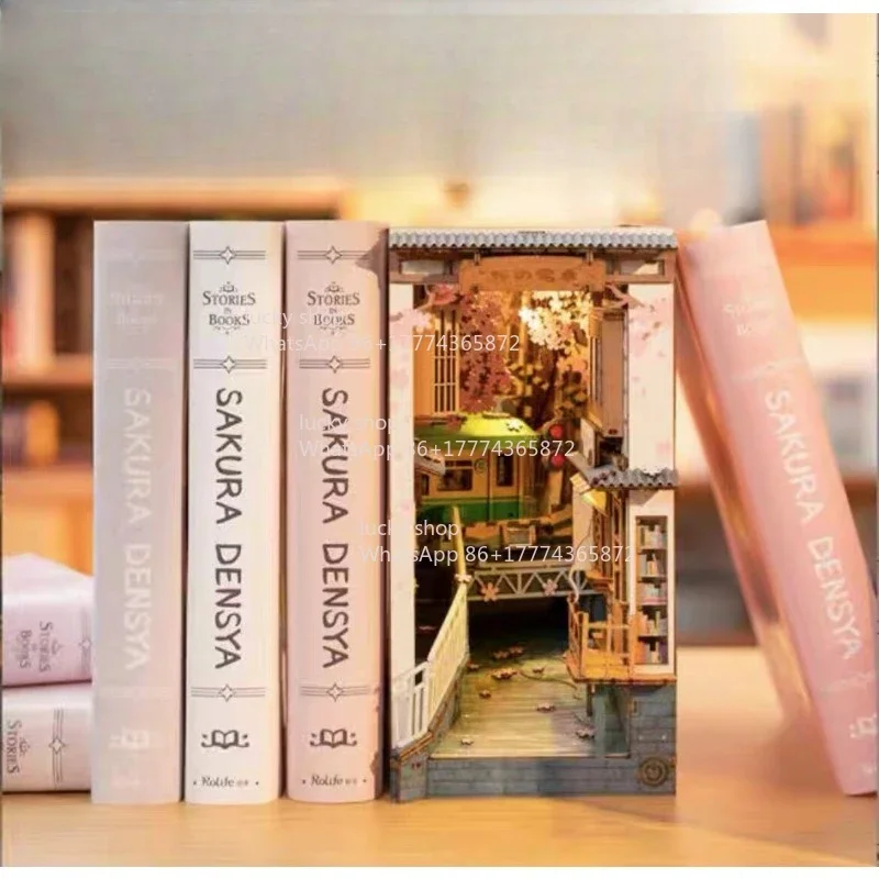 Bookstore Assembly Three-dimensional Book Stand Desktop Creative DIY Bookshelf Gift