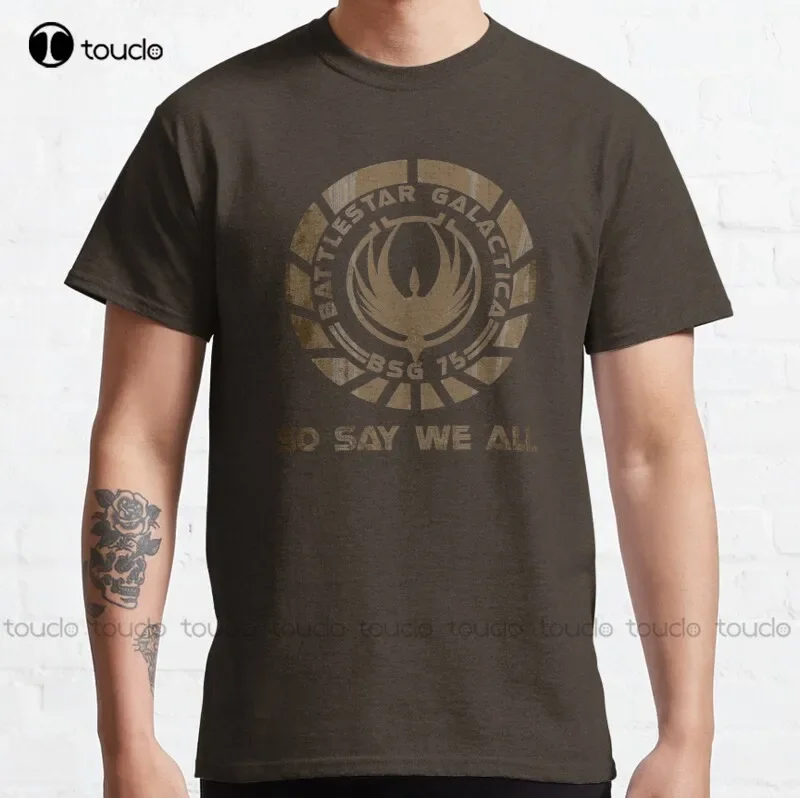 New Battlestar Galactica Insignia: So Say We All Classic T-Shirt Cotton Tee Shirt S-5Xl Unisex green shirts for women