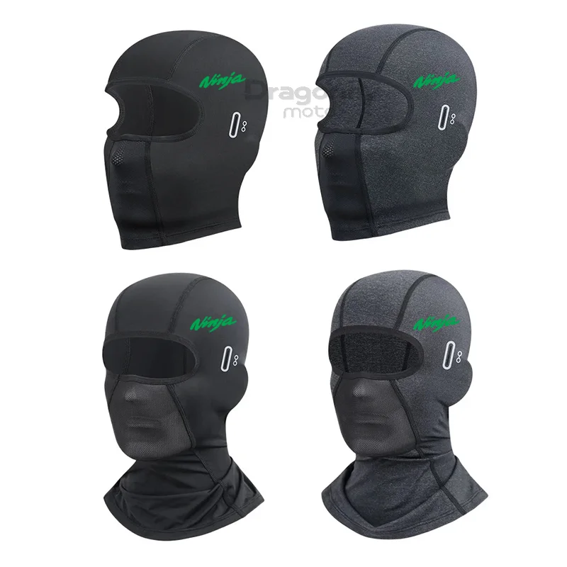 For Kawasaki Ninja 400 650 300 250 250R Ninja H2 ZX14R ZX10R ZX6R Cycling Cap Summer Cooling Motorcycle Balaclava Hats Sun image 6