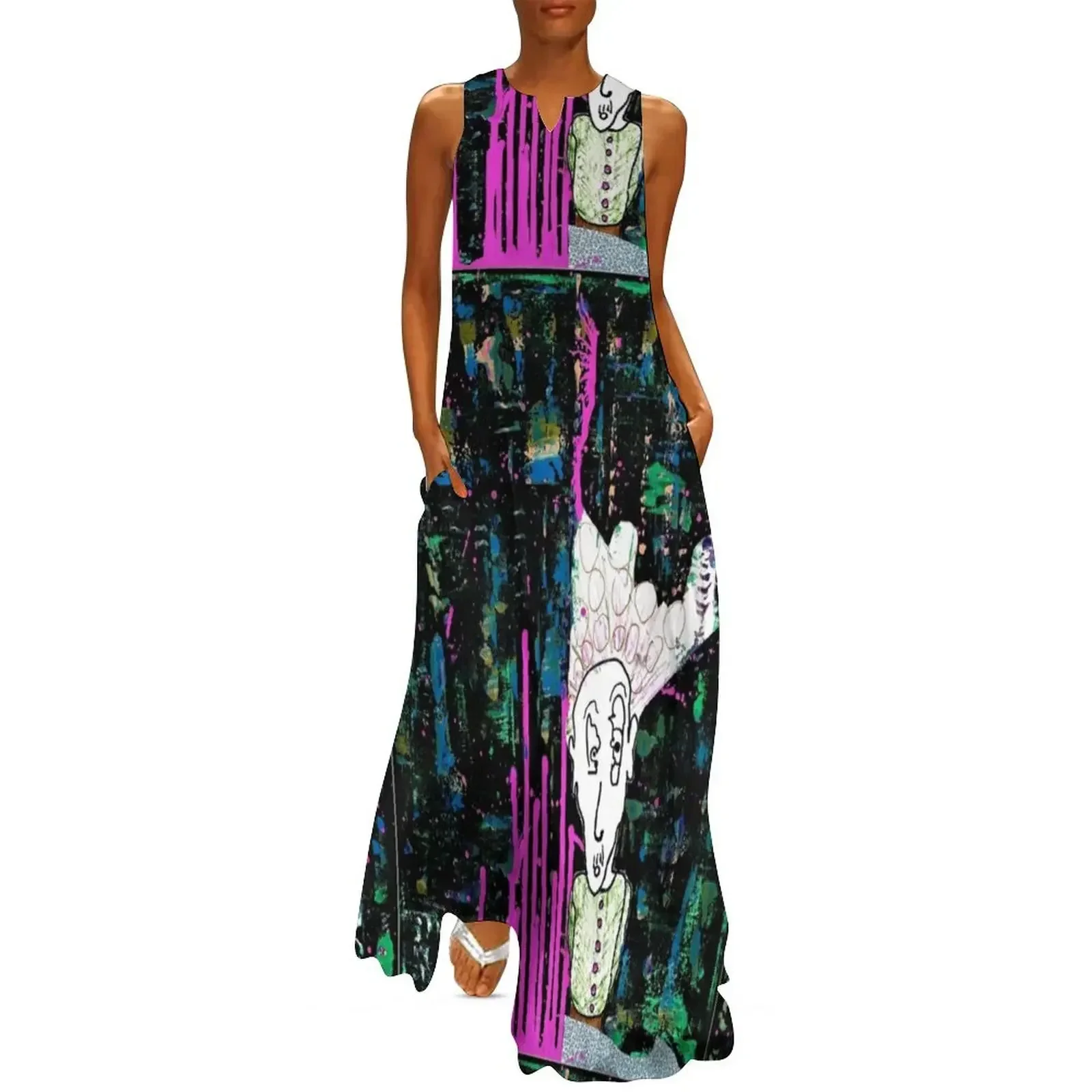

Whats On Your Mind (spheres and slime) Long Dress women's evening dresses 2025 women evening dress Dress