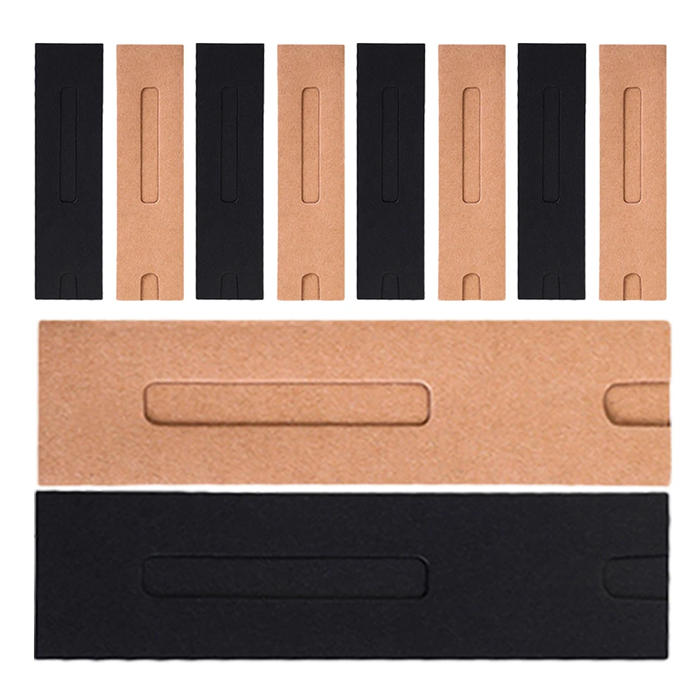 

50pcs Kraft Paper with Window for Belt Holder Office Home School Foldable Pencil Organizer Vintage Pen Case Pen Holder