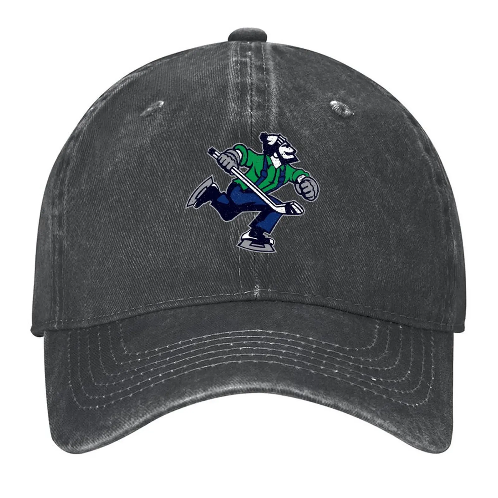 

Johnny Canuck Logo Texture Baseball Cap golf hat genuine sun hat Icon Ball Cap Men Caps Women's