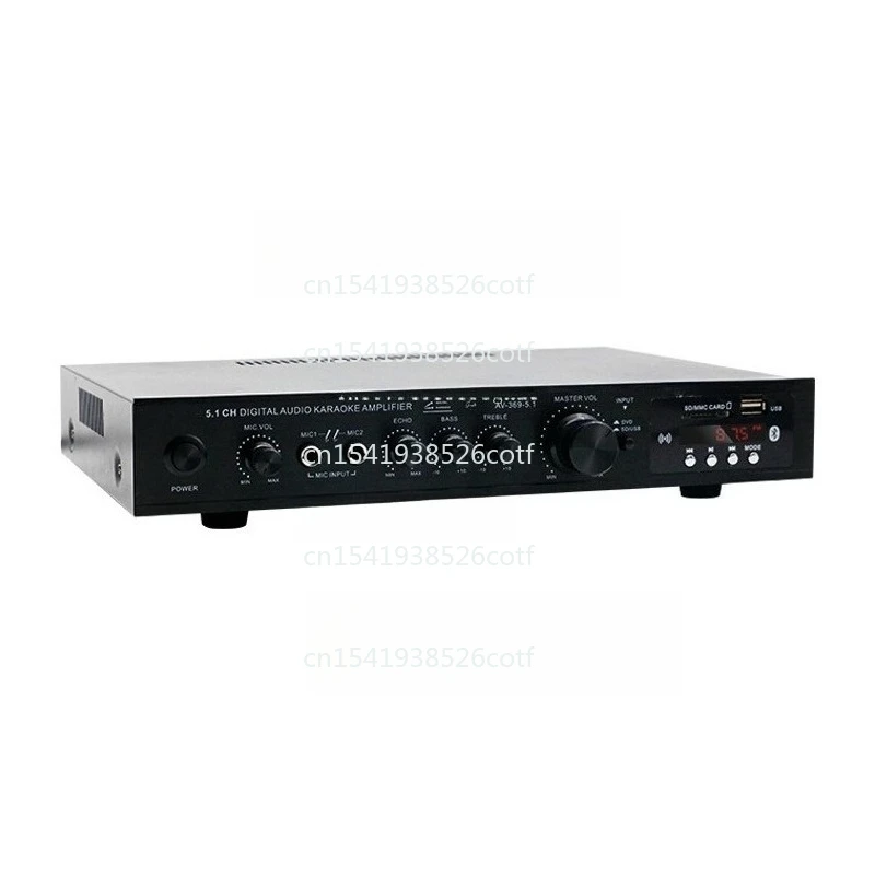 AV-369BT Big Power 5.1 Channel Super Bass Rate Stage Home Theater Bluetooth Radio Amplifier