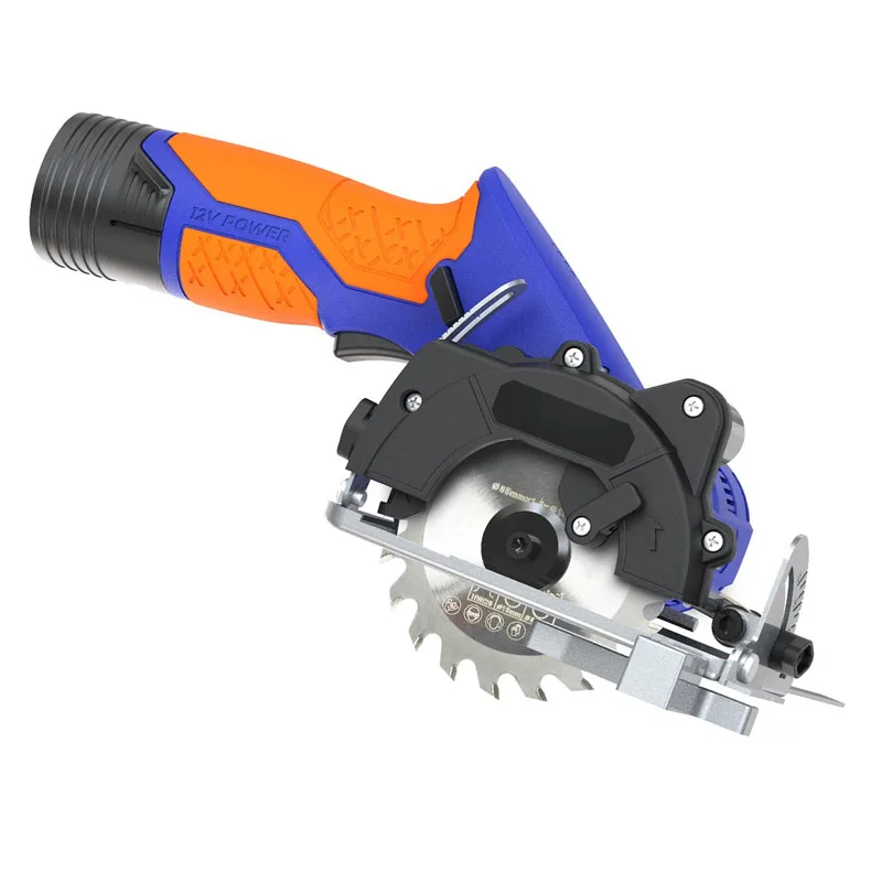 12V Mini Circular Saw Cordless ‌Mini Body One Handed Grip Household Use Woodwork Saw Power Tool Cutting Wood