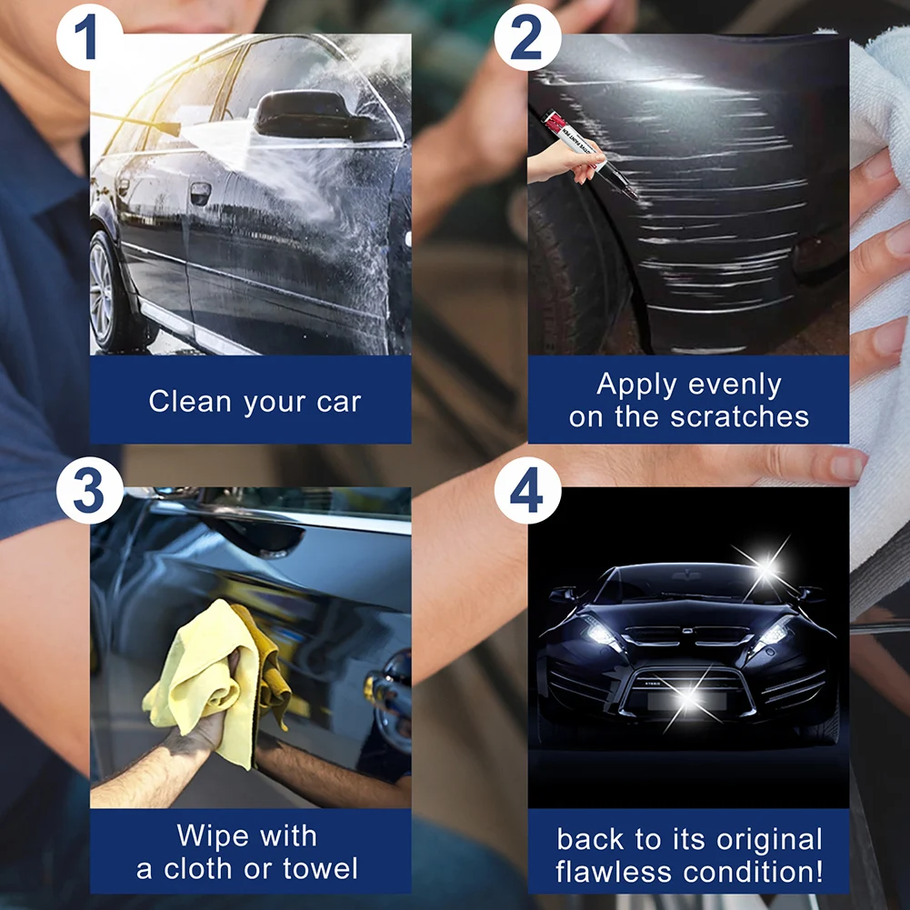 3pcs Remover Scratch Paint Pen Universal Car Paint Scratch Repair Pen Car Scratch Removal Repair Tool for Car Maintenance Care