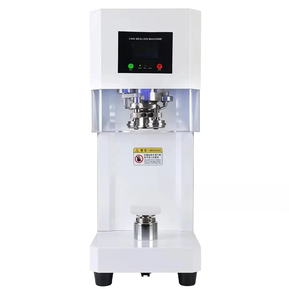 

Electric Semi-automatic Beverage Can Sealer Easy-opening Lid Sealer Jar Wooden Box Engine Core, 30 Pcs/min
