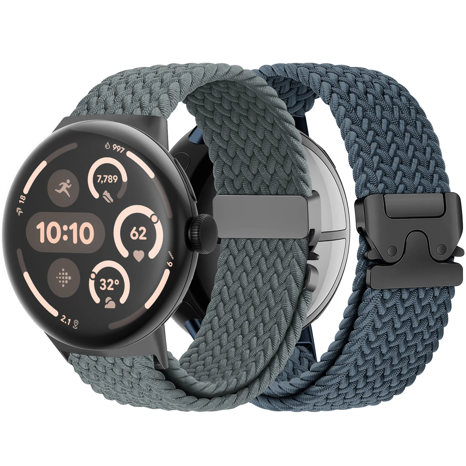 Parachute Braided For Google Pixel Watch 3 Strap 41mm 45mm Accessories Sport Nylon Bracelet Correa for Google Pixel Watch 2 Band