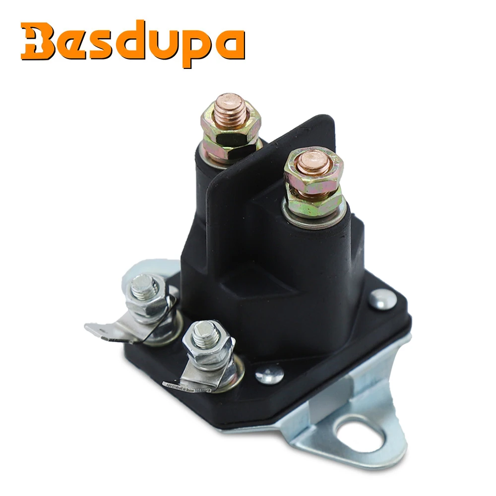 

Premium Quality 117-1197 Starter Solenoid 12V 4 Terminal for Lawnmowers Replace Part Exact Fit for Toro 117-1197