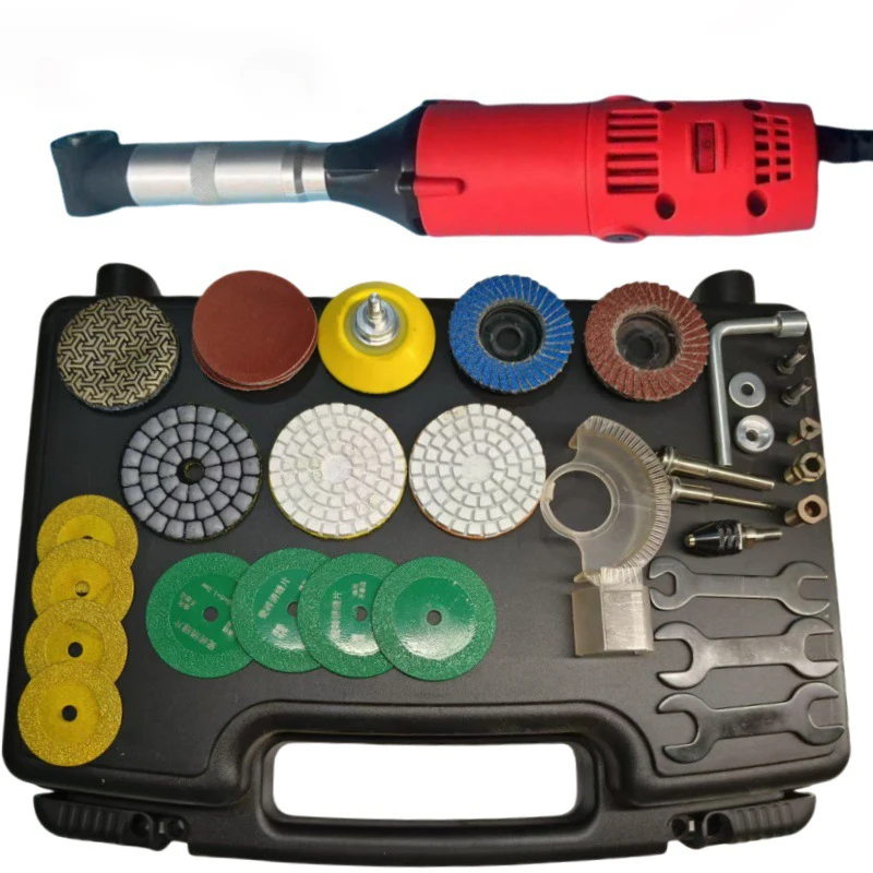 Micro Angle Grinder 90 Degree Electric Straight Grinding Machine Metal Rust Removal Ceramic Tile Polishing Grinding Machine