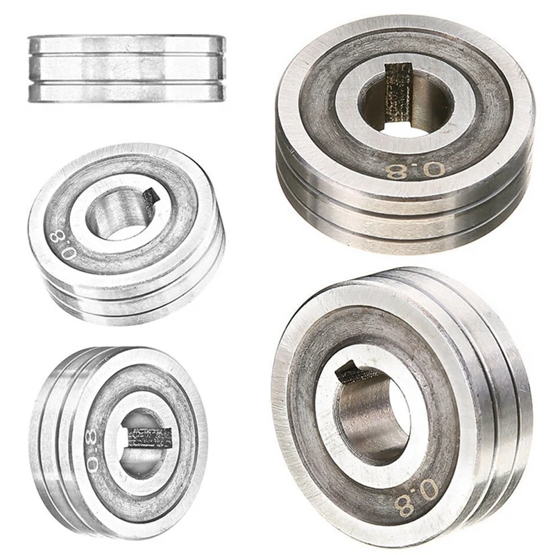 High Precision Fio Feed Roda, Soldador Mig Roda Wire Drive, 0.6X0.8