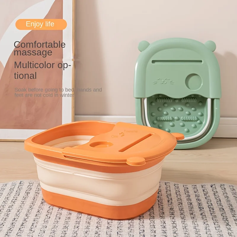 1pc Foldable Foot Bath Tub, Foot Bath Tools, Foot Bath Massager, Foot Bath Tub, Large Foot Bath Tub, Bathroom/Toiletries