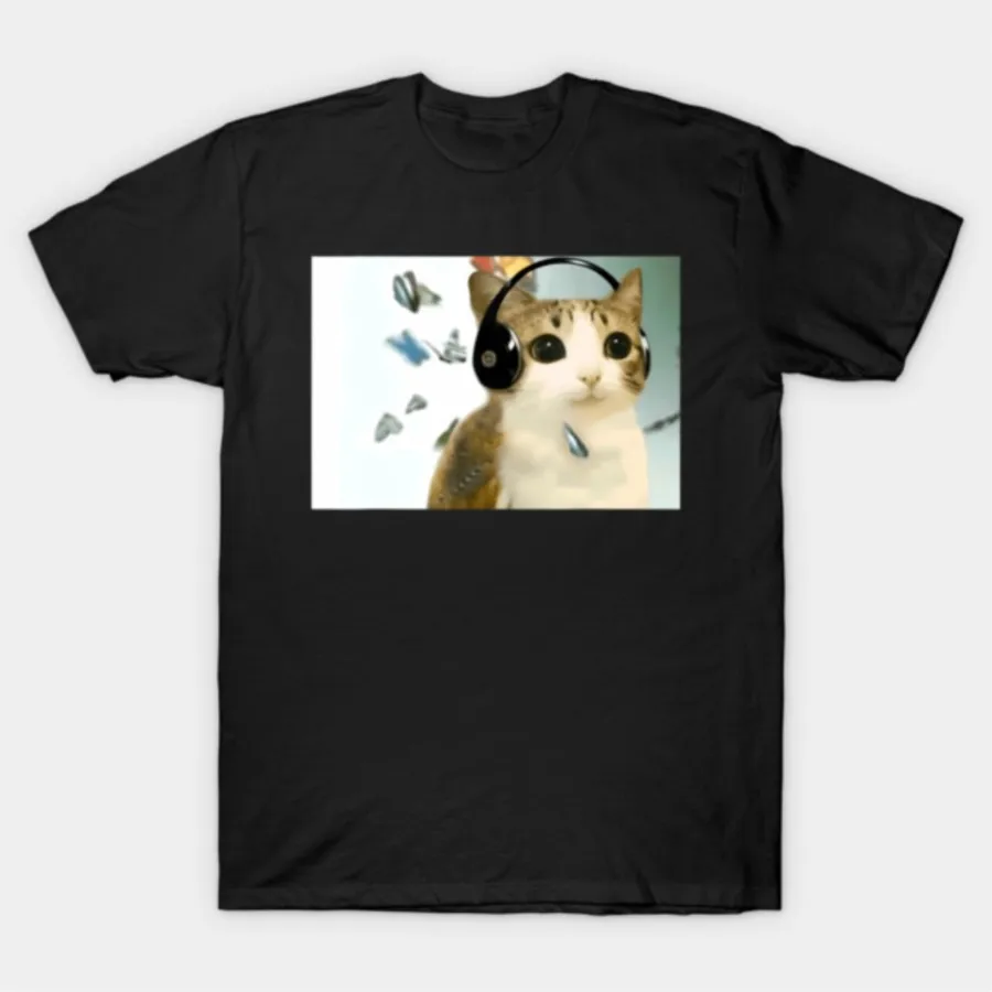 Cat Owl Cursed Internet Meowl Meme Printing T-shirt for Women Cute T Shirts Funny Shirt Grunge Streetwear Short Sleeve Tops