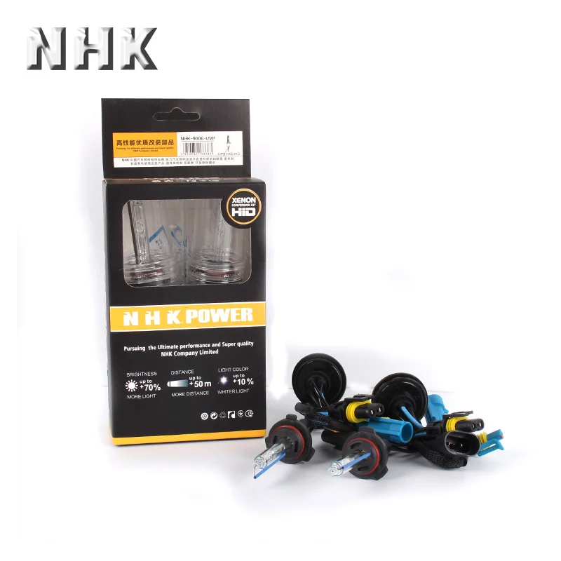 NHK 9006 HID Xenon Lamp 3000K 4300K 5500K 6000K Auto Bulb Car Accessories