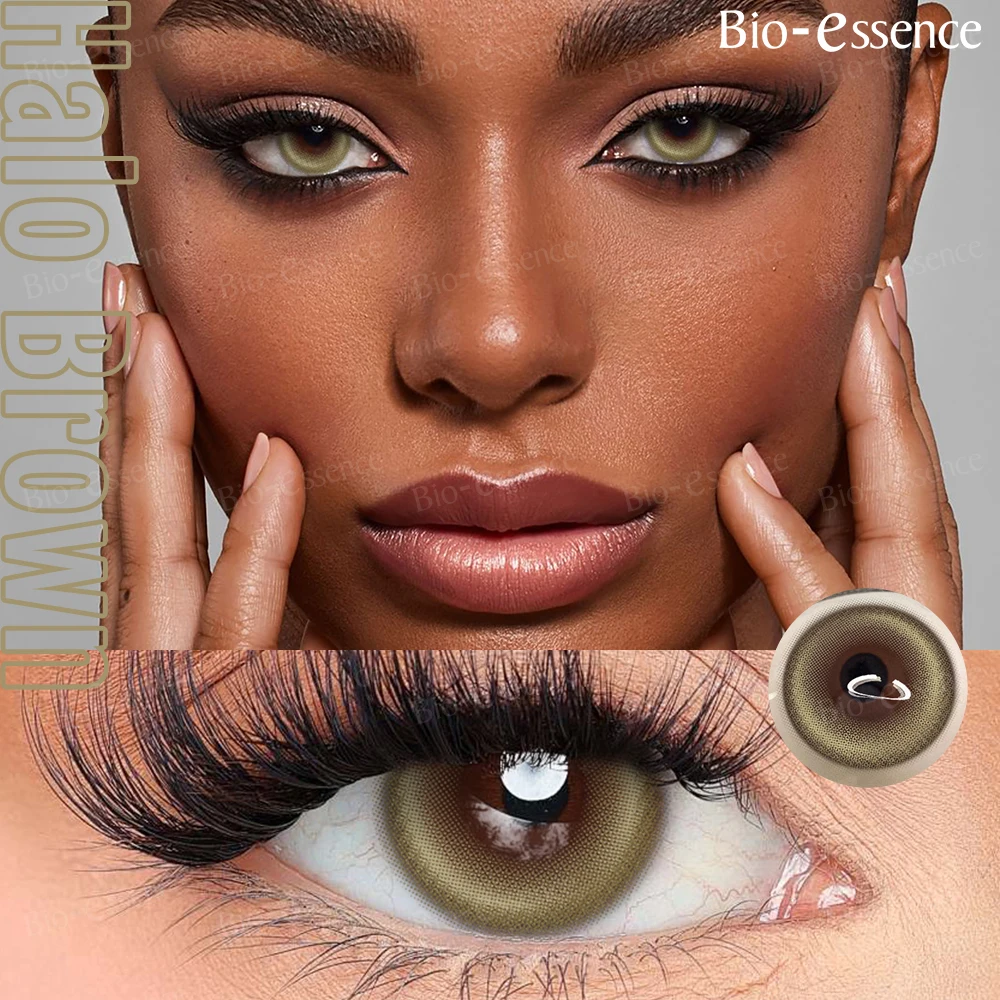 Bio-essence Contactlenzen 2 STKS Gekleurde Contactlenzen Cosplay Rode Lenzen 1 Jaar Mode Kleur Schoonheid Lenzen Feest Leuke Ooglens