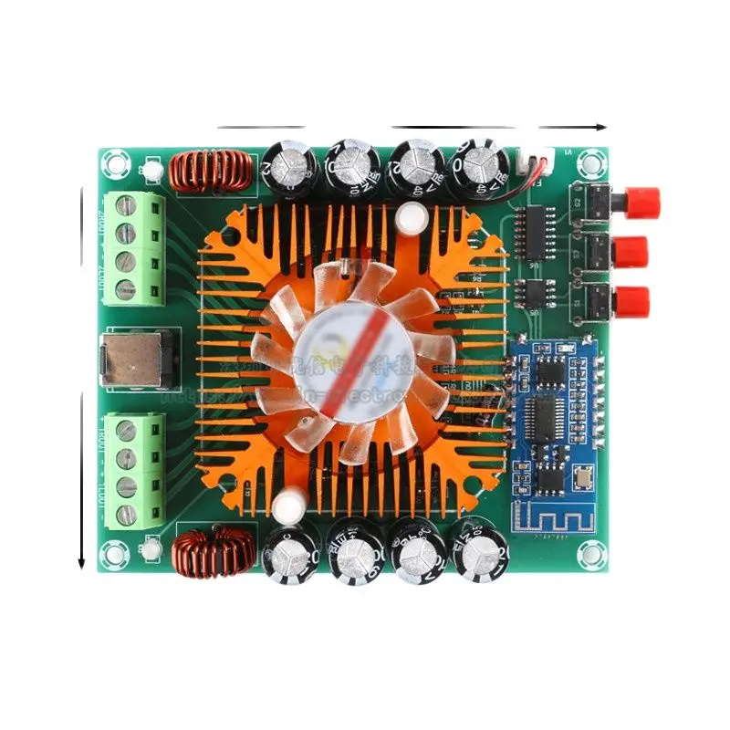 

TDA7850 Bluetooth 5,0 цифровая плата усилителя мощности автомобильного класса 4*50 Вт четырехканальный аудиомодуль высокой мощности A373
