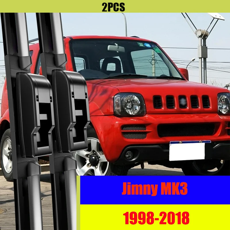 

Wiper Front Wiper Blades For Suzuki Jimny MK3 1998-2018 Windshield Windscreen Window Brush 18"+16" Accessories