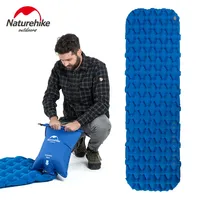 Naturehike-Inflatable Camping Air Mattress, Ultralight Sleeping Mat, Nylon Bed, Sleeping Pad