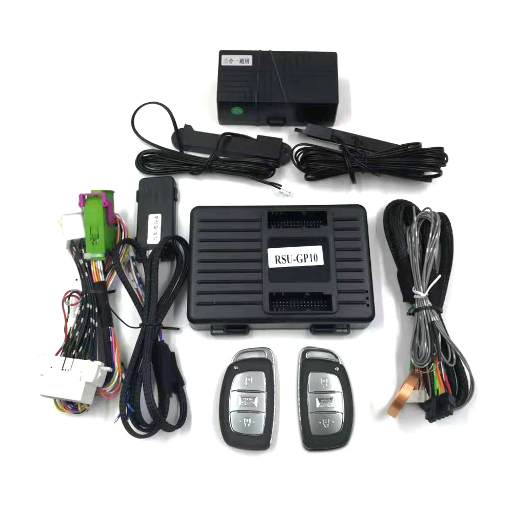 สำหรับ Hyundai Santa Fe Elantra IX25 IX35 OEM เครื่องยนต์ Push Start Update Remote Starter Keyless Access รถอุปกรณ์เสริม