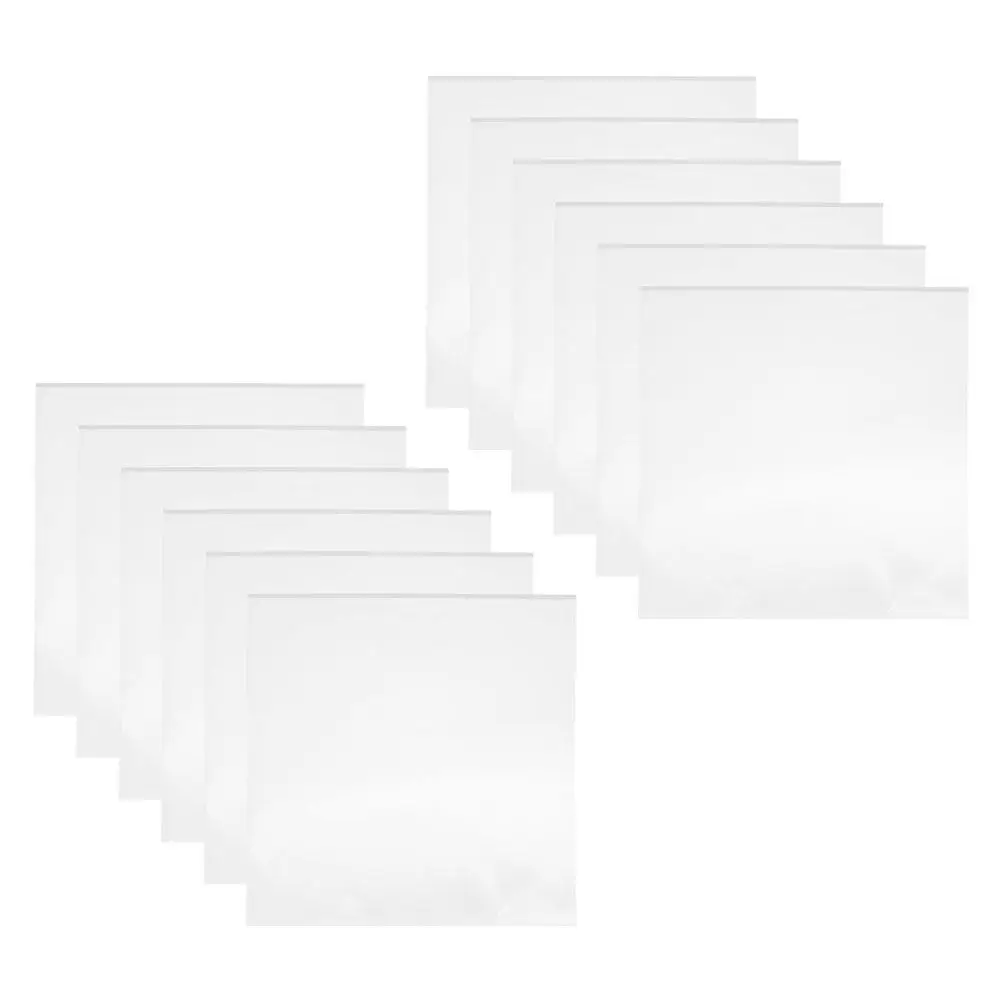 50pcs Vinyl Record Outer Sleeves – Self-Adhesive, Dustproof Protective Album Cover Bags