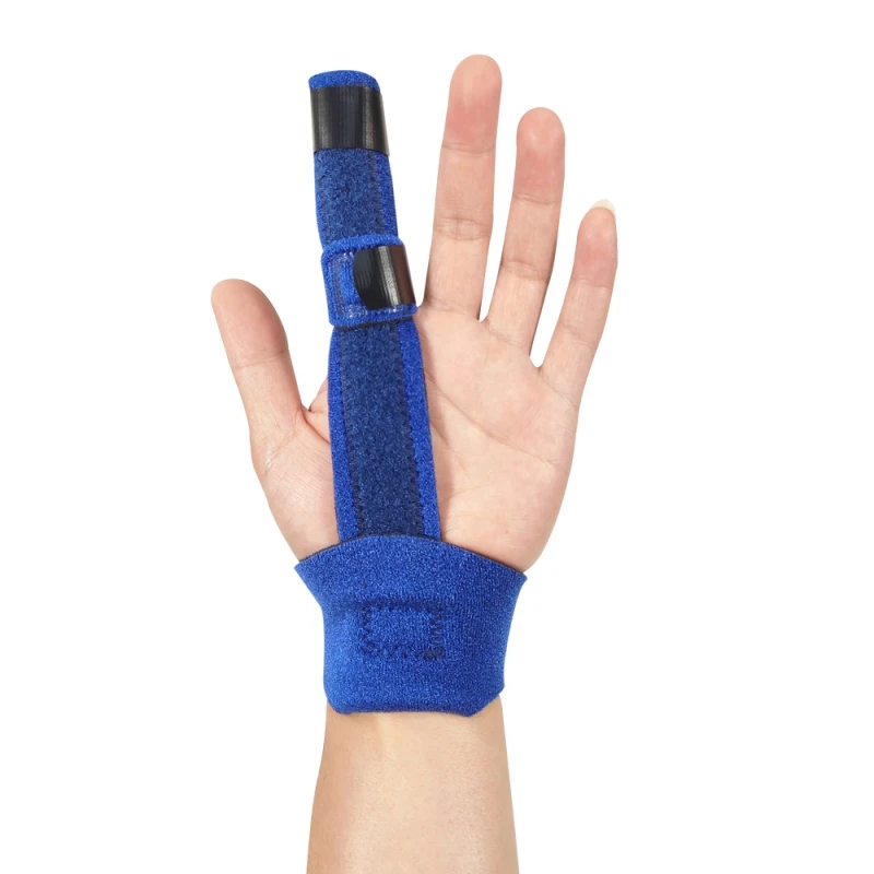 Sport Protective Sleeve Injuries Broken Fingers Hand Fixing Strap Trigger Finger Extension Splint Adjustable Fixing Belt Support