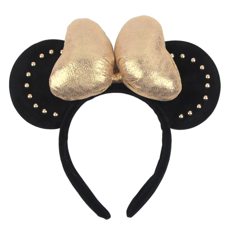 2023 Disney Muis Oren Hoofdband Voor Meisjes Volwassenen 5 ''Polka Dot Strik Haarband Festival Feest Reizen Diy Haaraccessoires