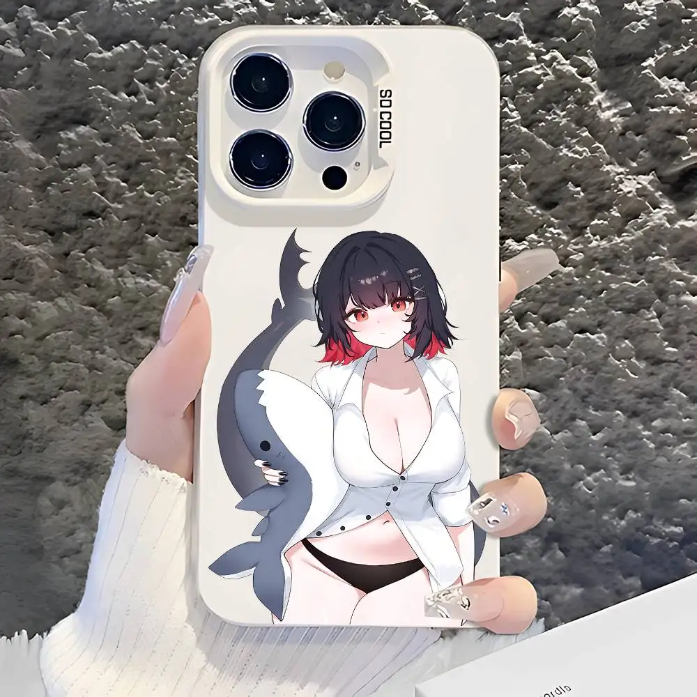 Zenless Zone Zero Ellen Joe Phone Case For IPhone 16 15 14 13 12 11 Pro Max Plus Color Shockproof Back Silver Cover