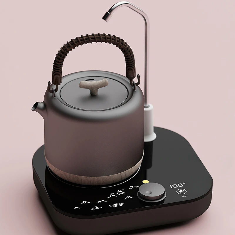 

V series T85 semi-automatic pure titanium kung fu tea kettle integrated for tea brewing